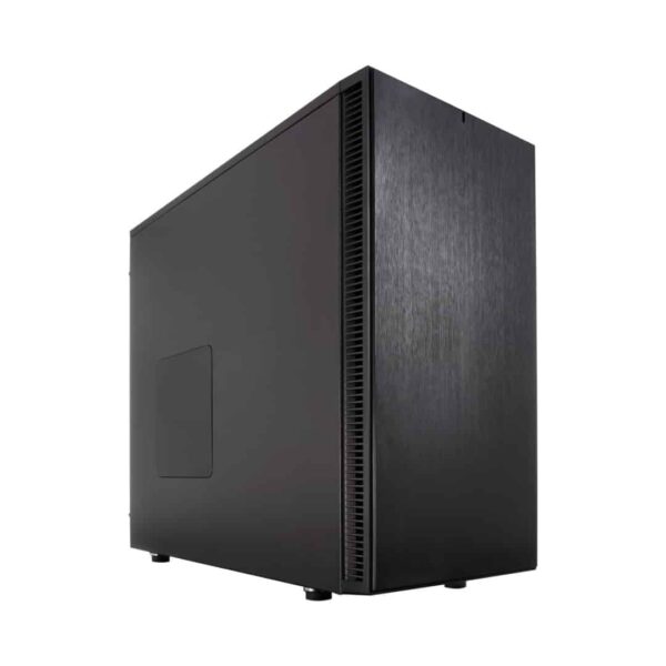 Fractal Design Define S Black Solid Angled Front View