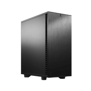 Fractal Design Define 7 Compact Black Solid Angled Front View