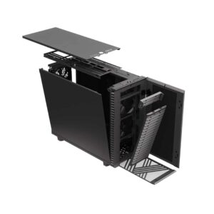 Fractal Design Define 7 Grey Solid Side View