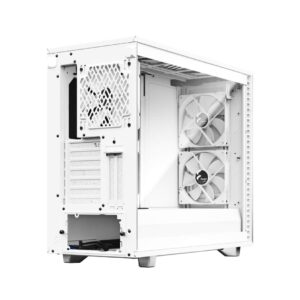 Fractal Design Define 7 White TG Angled Back View