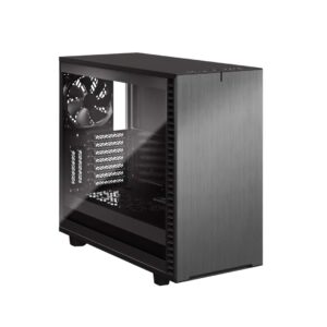 Fractal Design Define 7 Light TG Grey Angled Front View