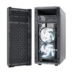 Fractal Design Focus G Gunmetal Grey Fans View