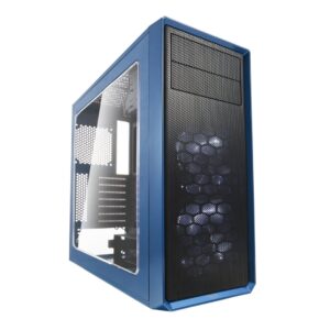 Fractal Design Focus G Petrol Blue Angled Front View