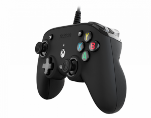 Nacon PRO Compact Controller Black Angled Side View