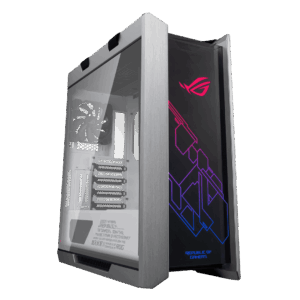 Asus ROG Strix Helios RGB White Angled Front View