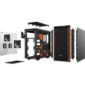 Be Quiet! Pure Base 600 TG Orange Trim Layers View