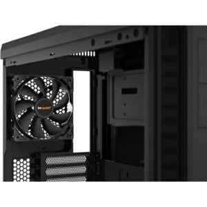 Be Quiet! Pure Base 600 TG Black Angled Fan View