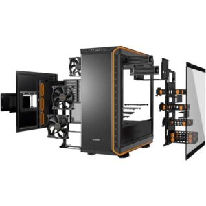 Be Quiet! Dark Base Pro 900 Rev2 Orange Trim Layers View