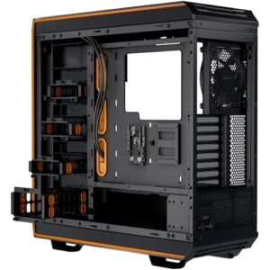 Be Quiet! Dark Base Pro 900 Rev2 Orange Trim Angled Side View