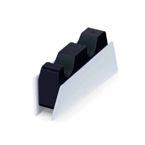Sony PS5 DualSense Wireless Controller Charging Station Angled View