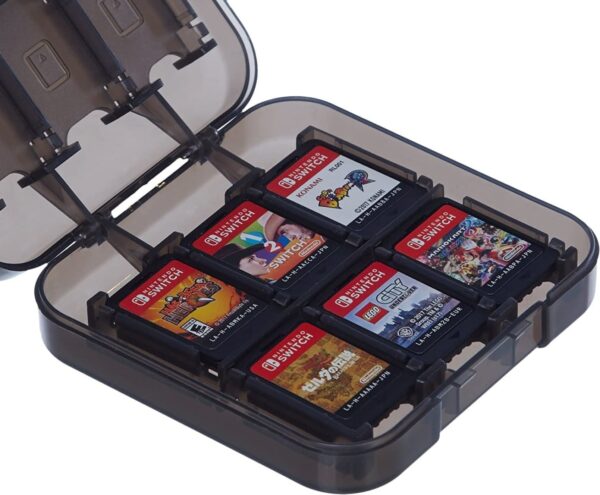 Amazon Basics Game Storage Case for Nintendo Switch Cartridge Holders View