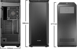 Be Quiet! Dark Base Pro 900 Rev2 Black Dimensions View