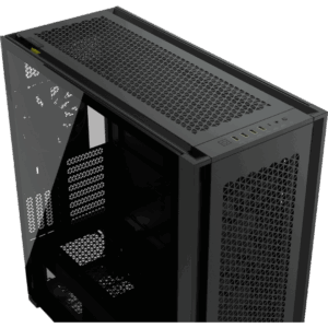 Corsair 7000D Airflow Black Angled Front View