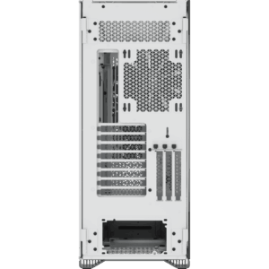 Corsair 7000D Airflow White Back View