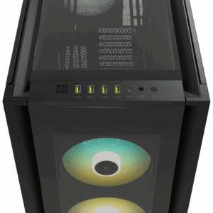 Corsair iCUE 7000X RGB Black Top View