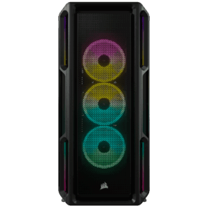 Corsair iCUE 5000T RGB Black Front View