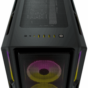 Corsair iCUE 5000T RGB Black Top View