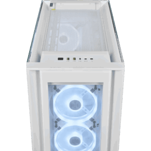 Corsair iCUE 5000X RGB QL Edition True White Top View
