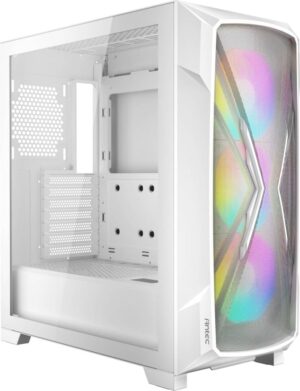 Antec DP505 White Angled Front View