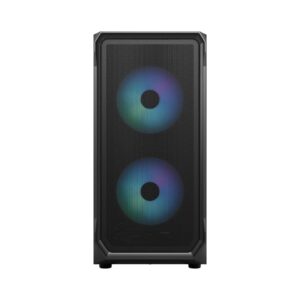 Fractal Design Focus 2 RGB Black TG Front View
