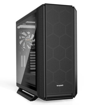 Be Quiet! Silent Base 802 Window Black Angled Front View