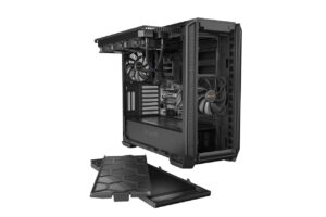 Be Quiet! Silent Base 601 Black Angled Front View