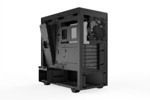 Be Quiet! Pure Base 500DX Black Angled Rear View