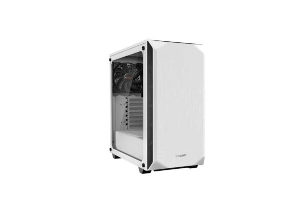 Be Quiet! Pure Base 500 White TG Angled Front View