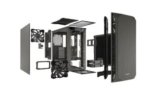 Be Quiet! Pure Base 500 Metallic Grey Layers View