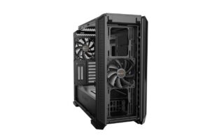 Be Quiet! Silent Base 601 Window Black Angled Front View