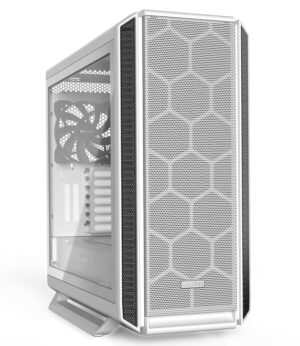 Be Quiet! Silent Base 802 Window White Angled Front View