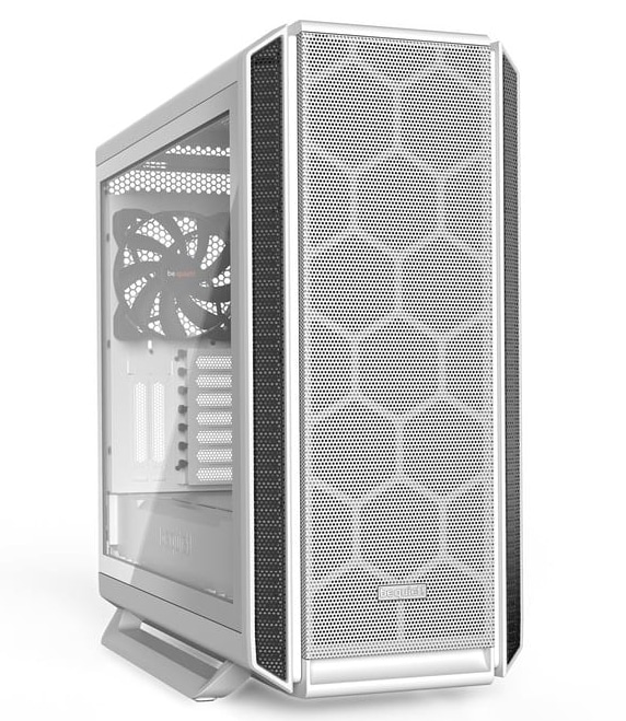Be Quiet! Silent Base 802 Window White Angled Front View