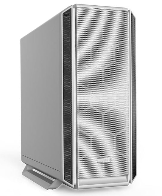 Be Quiet! Silent Base 802 White Angled Front View