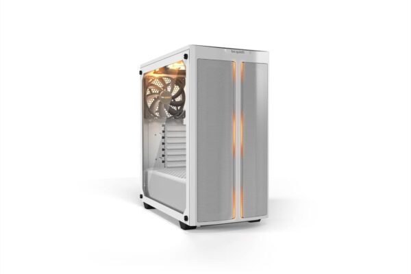 Be Quiet! Pure Base 500DX White Angled Front View