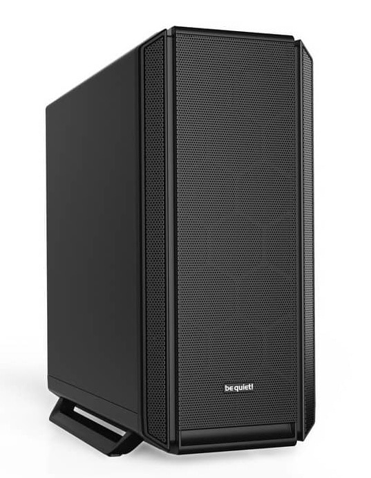 Be Quiet! Silent Base 802 Black Angled Front View