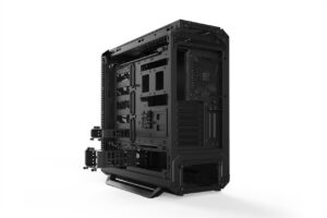 Be Quiet! Silent Base 802 Black Angled Rear View