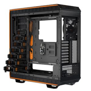 Be Quiet! Dark Base 900 Orange Trim Angled Side View