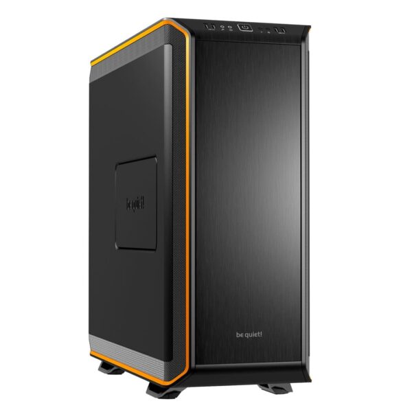 Be Quiet! Dark Base 900 Orange Trim Angled Front View