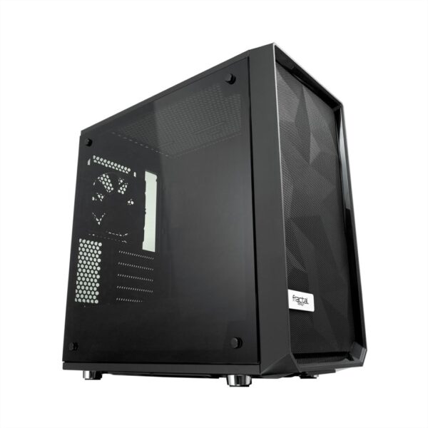 Fractal Design Meshify C Mini Dark TG Angled View