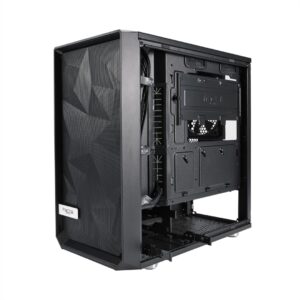 Fractal Design Meshify C Mini Dark TG Angled Storage View