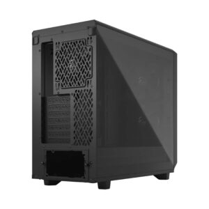 Fractal Design Meshify 2 Lite Light TG Black Angled Back View