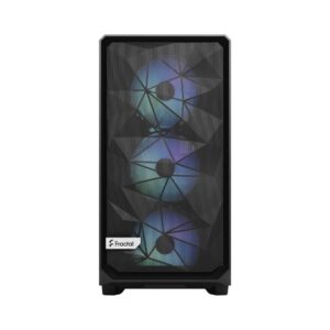 Fractal Design Meshify 2 Lite Light TG RGB Flat Front View