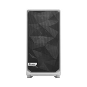 Fractal Design Meshify 2 Lite White TG Flat Front View