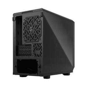 Fractal Design Meshify 2 Nano Black TG Angled Rear View