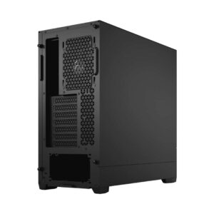 Fractal Design Pop Air Black Solid Angled Back View