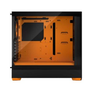 Fractal Design Pop Air RGB Orange Core TG Side View