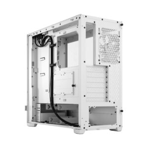 Fractal Design Pop Air White TG Angled Back View