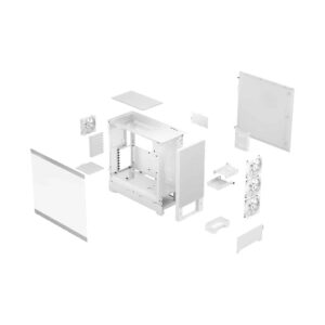 Fractal Design Pop XL Air RGB White TG Exploded View