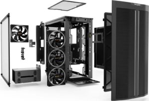 Be Quiet! Pure Base 500 FX Angled Front View