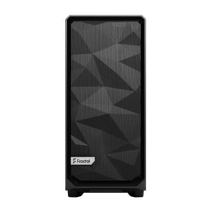 Fractal Design Meshify 2 Compact Black Solid Front Flat View